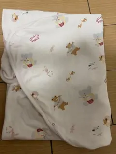 じゃラートピケ　ピンク 動物柄 ブランケット