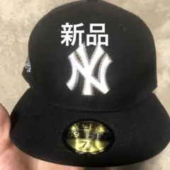 レアなデザイン！New Era 59FIFTY ブラック キャップ 7 5/8
