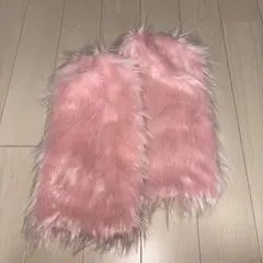 ピンク モコモコ レッグウォーマー 制服ディズニーのサムネイル