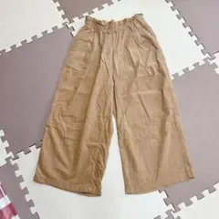 コーデュロイ　ワイドパンツ