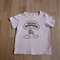 HusHusH キッズ Tシャツ ピンク 95cmのサムネイル