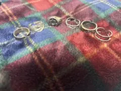 シルバーリングセット 6点