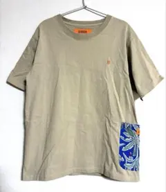 AMI PARIS アミパリス Tシャツ ワンポイント刺繍 ボタニカル - メルカリ