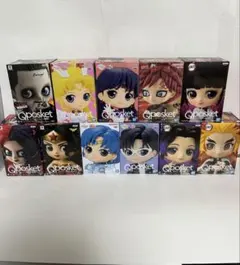 Qposket シリーズ フィギュア 鬼滅の刃・セーラームーン 他 計11体