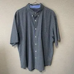 CHAPS 半袖シャツ XXL ダークグリーン チェックのサムネイル