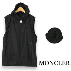 【新品】MONCLER MATT BLACK VALLESE　ナイロンベスト　3