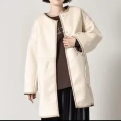 RETRO GIRL ムートンボアリバーコート　2WAY エクリュ