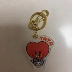 BT21 TATA ハート型アクリルキーホルダー