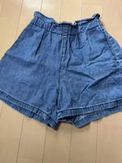 GU 130デニムショートパンツ 100%コットン