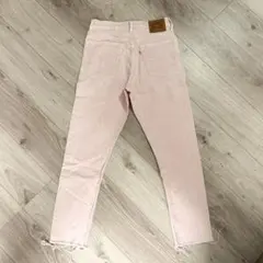 希少カラー　Levi's 501 ストレッチストレートデニム ピンク　W24