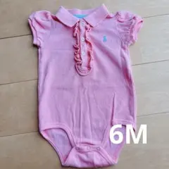 美品Ralph Lauren ベビー ロンパース ピンク 6M 70cm