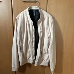 ベージュ スエード風 ジャケット