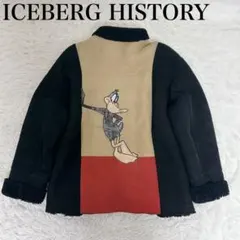 【希少】ICEBERG ディズニー 本革 ブルゾン プルート イタリア製 L 2025年最新】ICEBERG メンズ レザージャケット・ライダースの人気