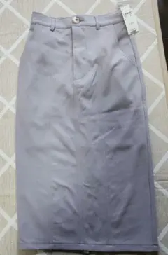 薄紫 タイトスカート ウエストゴム ＦＵＮ