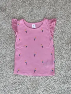 ピンク Tシャツ カラフルインコのサムネイル