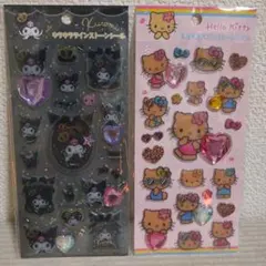 ハローキティ♡クロミ/キラキララインストーンシールセット