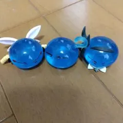 青いフィギュア 3体セット