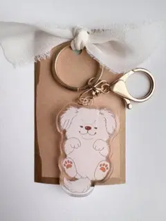 わんちゃんキーホルダー　ペキニーズ