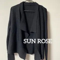 【SUN ROSE】カーディガン ブラックのサムネイル