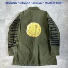 【希少】BOWWOW バウワウ NIRVANAオマージュ ミリタリーシャツのサムネイル