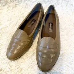 銀座ヨシノヤ　パンプス　ブラウン　23.5㎝