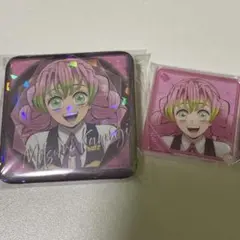 鬼滅の刃　モクテル　ロトくじ　グリッター缶バッジ　ミニアクリルパネル　甘露寺蜜璃