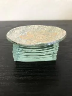作家物　ガラスの小皿