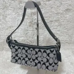 極美品✨COACH ハンドバッグ シグネチャー ミニバッグ ワンショルダー