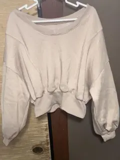 Dazy オフショルダー ベージュ XL