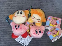 星のカービィ　カラビナ付きマスコット　ワドルディ　ぬいぐるみ 4種セット