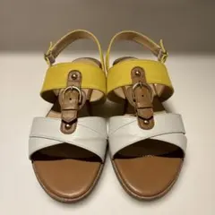 BARCLAY サンダル 24.5cm イエロー/ホワイトのサムネイル