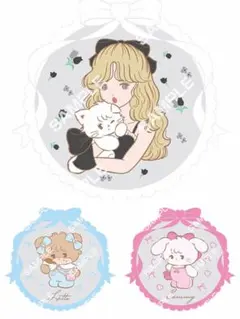 mikko illustrations クリアラバーコースター2