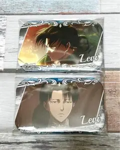 進撃の巨人 WIT リヴァイ まるかく缶バッジ 2種セット