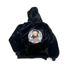 ベティ・ブープ フリースジャケット ブラック