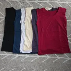 タンクトップ 6色セット Lサイズ