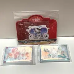 新品　Happyくじ　ディズニー　ラバーチャーム　ステッカー　ミッキー　アリエル