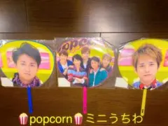 嵐　popcorn ミニうちわ（5人、大野智、二宮和也）