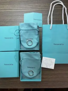 Tiffany ティファニー1837™リングシルバーナローペア♡