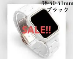 Apple Watchバンドプラスチックベルト　38/40/41mm　ホワイト↓