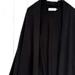 エニィファム トッパーカーディガン 黒 F オンワード樫山 ドレープのサムネイル