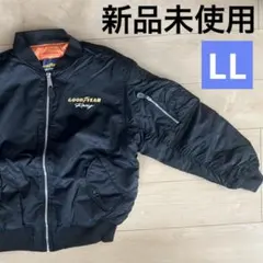 【新品】グッドイヤー MA-1 ジャケット フライトジャケット レーシング 黒