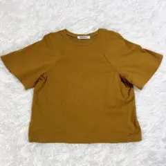 【HERENCIA】半袖カットソー ドルマンスリーブTシャツ ブラウン 38 Mのサムネイル