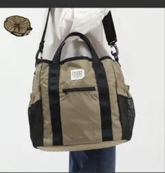 FREDRIK PACKERS 巾着 メッシュ　2WAYバッグ