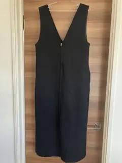 SIMPLICITÉ 黒　ロングワンピース、ロングジレ BC. STOCK