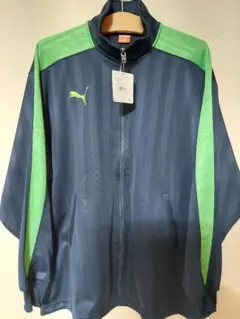 プーマ【PUMA 】ジップアップジャケット ネイビー/グリーン