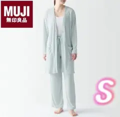 パイルリブロングカーディガン 無印良品 MUJI 無印 婦人 レディース ロング