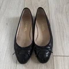 CHANEL バレエシューズ ブラック 35.5のサムネイル