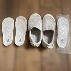 IFME ホワイト メッシュシューズ　上履き　19センチ