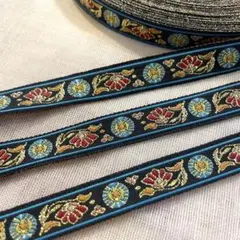 【チロリアンテープ＊2m販売】エスニック アジアン チェンマイ　テープ 刺繍