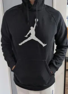 NIKE ナイキ ジョーダン 刺繍ロゴ スウェット ジャンプマン パーカーL